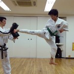 ITFテコンドー 飛び横蹴り